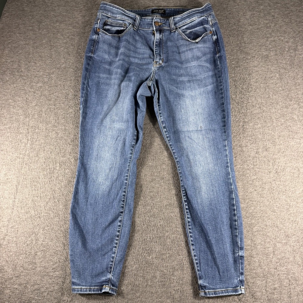 Judy Blue High Rise Stretch Skinny Fit Jeans Size 16W 16 Plus City Preppy
